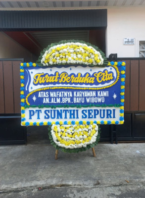 Papan Bunga Duka di Panyabungan