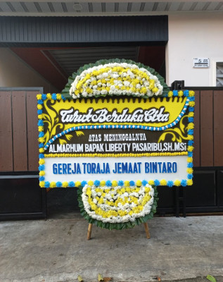Papan Bunga Duka di Panyabungan